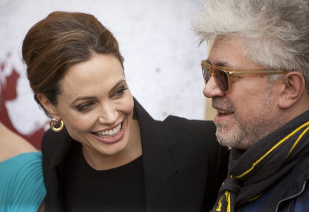 Angelina Jolie y Pedro Almóvar Angelina Jolie y Pedro Almóvar